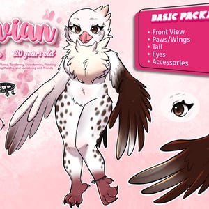 Comisión de Hoja de Referencia de Fursona: Diseño de Personaje Antropomórfico Personalizado, Caninos, Felinos