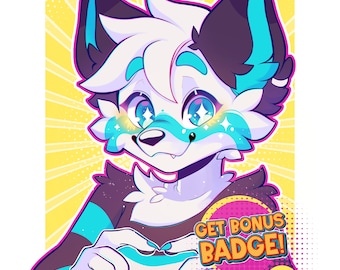 Custom Furry Art Commission | Fursona-profielfoto (digitaal)