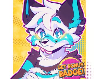 Comisión de Arte Furry Personalizado | Foto de Perfil de Fursona (Digital)