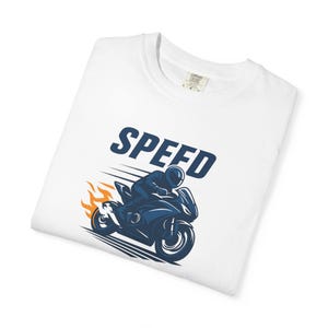 SPEED Motorcycle Unisex T-Shirt |  Gift for Riders, Casual Wear, Vintage Tee, Biker Clothing, Race Day Apparel