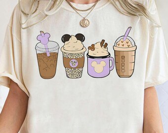 Disney Drink Coffee Epcot Center T-shirt, Disney Snacks Drink Coffee Shirts, Coffee Lover, Disneyworld Shirt, Disneyland Family Trip Shirt