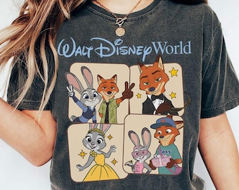 Disney Zootopia Photo Booth Shirt, Judy Hopps Nick Wilde Selfie Shirts, Walt Disneyworld Sweatshirt, Animal Friends Family Vacation Gift Tee