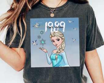 Disney Frozen Elsa Princess T-shirt, 1989 Princess Elsa Verison Shirts, Birthday Gift, Disney Matching Shirt, Disneyland Family Trip Shirt