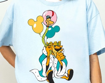 Disney Robin Hood Villains Prince John Sir Hiss Mickey Balloon Comfort Colors Shirt, Disneyland Family Trip Vacation Birthday Gift Apparel