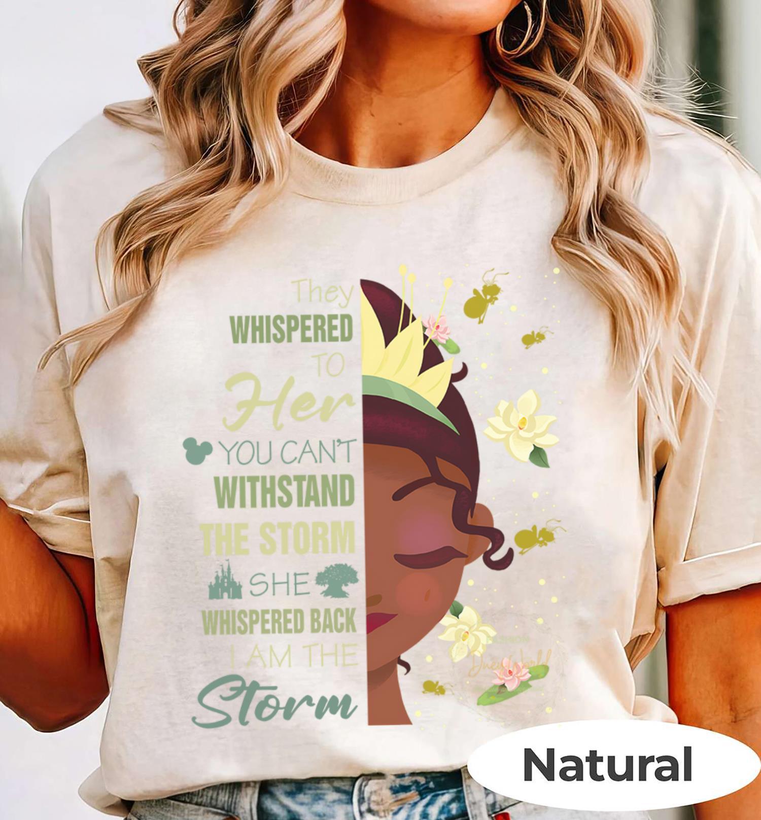 Disney Princess Tiana I Am the Storm T-shirt, Black History Month