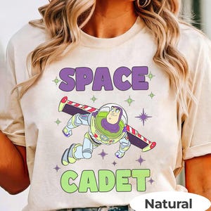 Retro Disney Toy Story Buzz Lightyear Space Cadet T-shirt, Buzz Space Cadet Shirts, Disney Matching Shirt, Disneyland Family Trip Shirt bild 5
