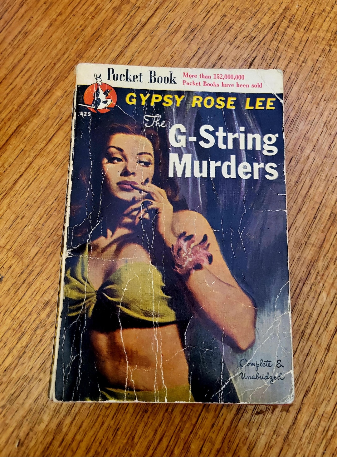 The Gstring Murders Vintage Pulp Sleaze Paperback Book 1950s by