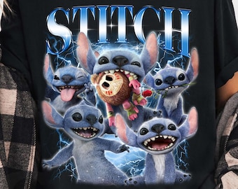 Disney filmshirt Lilo & Stitch, verjaardagscadeau, uniseks katoenen T-shirt