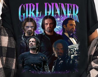 Bucky Barnes Thunderbolts Shirt: Girl Dinner Unisex Tee