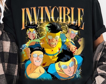 Invincible Mark Superhero Shirt: Comic Book Fan Gift