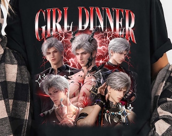 Girl Dinner Sylus Girl Deepspace Anime T-Shirt: Cotton, Unisex Fit