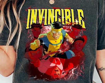 Invincible Mark Superhero T-Shirt: Comic Book Fan Tee