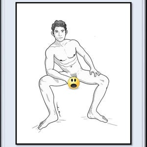 Arte de pared, arte masculino, arte gay, descarga digital, impresión de arte gay, cartel de impresión gay