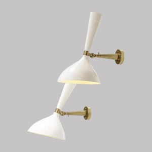 Elegant Mid-Century Italian Wall Sconce – Sputnik-Inspired Lighting for Timeless Interiors