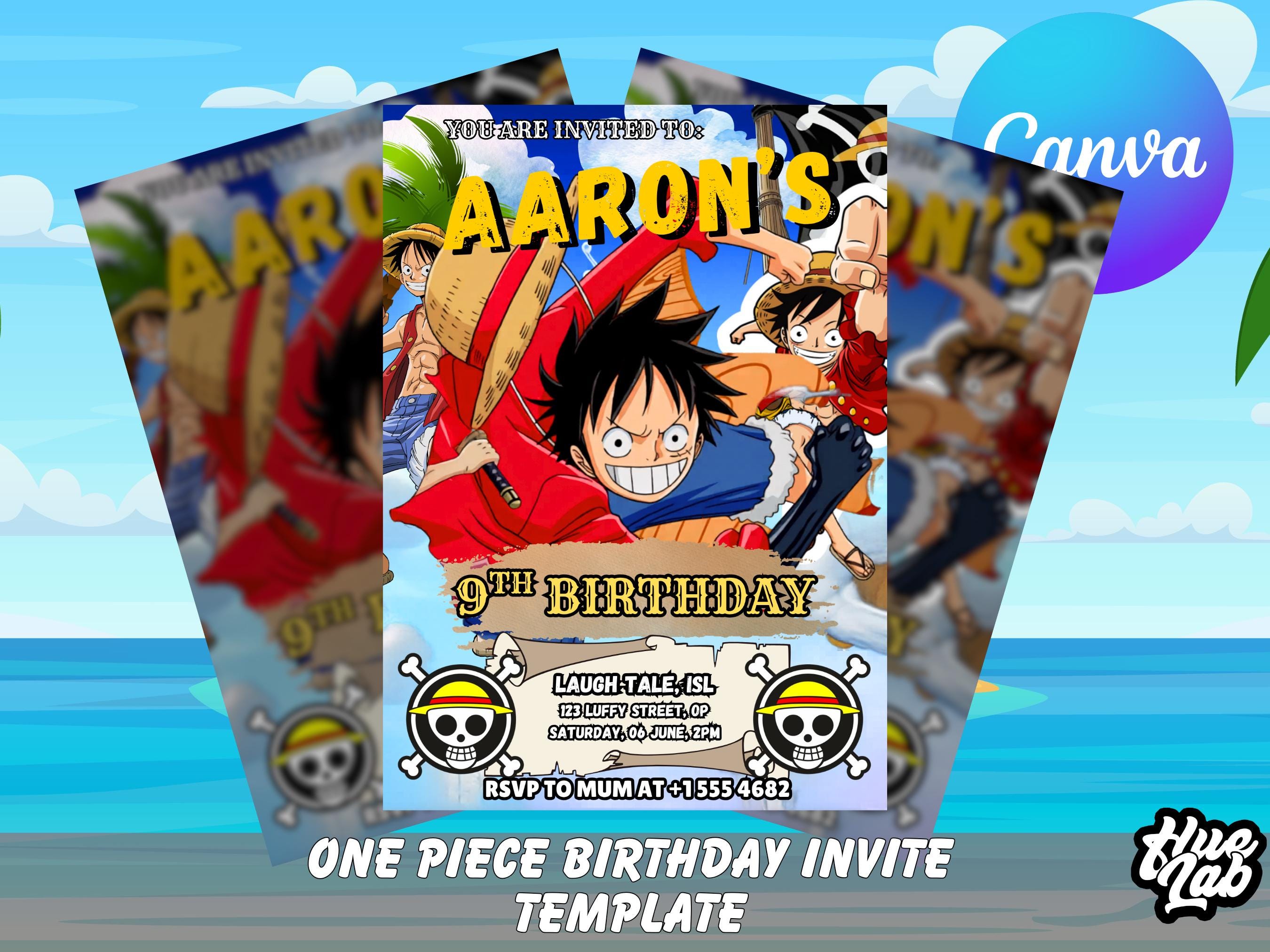 One piece birthday card - Etsy 日本