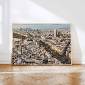 Paris Cityscape Wall Art, Cityscape Digital Print, Living room decor, Bedroom decor, Farmhouse Decor, Digital prints