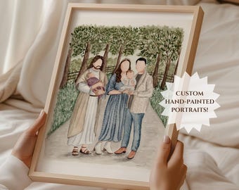 PERSONALISIERTE PORTRAIT-MALEREI Jesus-Denkmal-Geschenk-Baby-Verlust-Geschenk für christliche Wand-Kunst-Hauptdekor Christusmalerei-Engel-Denkmal-Andenken