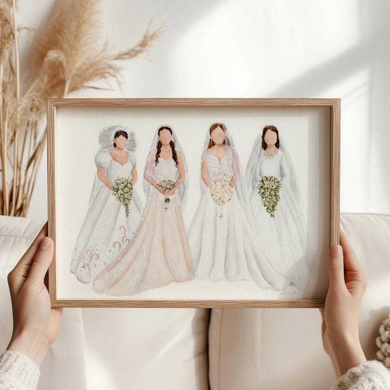 Bridal Dress painting