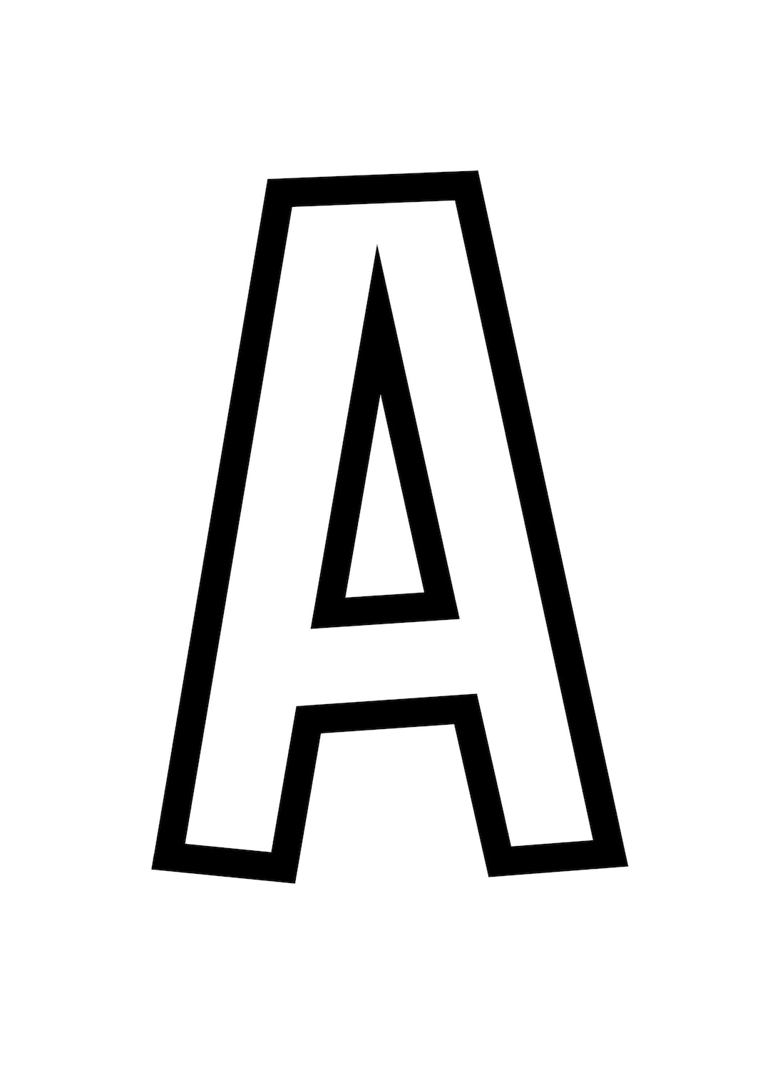 Large Alphabet Letters for Classroom, Printable ABC, Educational Poster