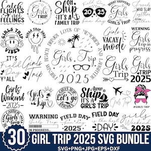 Ensemble Svg voyage entre filles, Svg week-end entre filles, Svg voyage entre filles en 2025, Svg voyage entre amis, Svg vacances entre filles, Svg soirée entre filles, Svg voyage sur la route