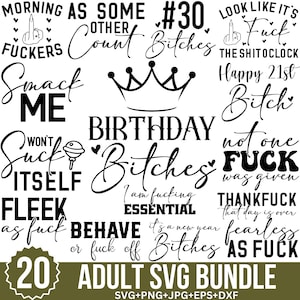 Adult Svg Bundle, Adults Svg, Adult Quotes Svg, Funny Quotes Svg, Funny Adult Svg, Sarcastic Svg, Rude Svg, Crafting Bundle, Silhouette