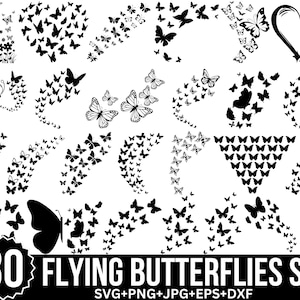 Fliegen Schmetterlinge zwar, Schmetterling Blatt, Schmetterling Png, Schmetterling Png, Schmetterling Png, Design-Layout, Schnittdateien für Cricut, Silhouette