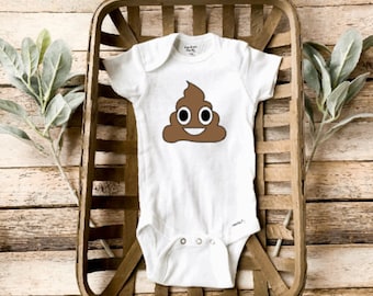 Funny Onesie®~ Poop happens~ Mommy to be gift~ Baby Shower gift~ Poop