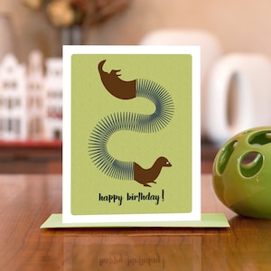 One in a Million Flock of Birds Thinking of You Card on 100/% Recycled Paper