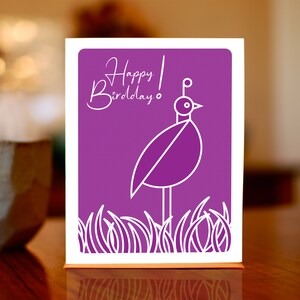 One in a Million Flock of Birds Thinking of You Card on 100/% Recycled Paper