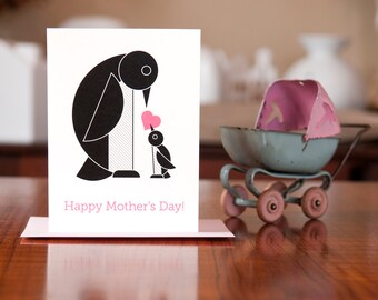 Arch of the Penguins Mother's Day Card - 100% Recycled Paper