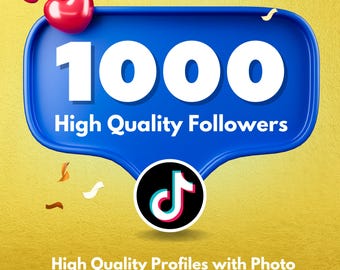 1000 follower su TikTok / Servizio di crescita virale su TikTok / Aumento immediato della visibilità sui social media / Pacchetto di coinvolgimento su TikTok / Pacchetto di follower reali