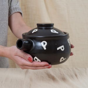 100% Hand-Thrown Small Claypot