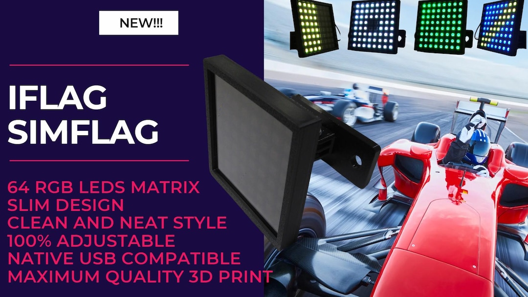 Iflag, Simflag, Cockpit Mounting of Aluminum Profiles, RGB Matrix Leds ...