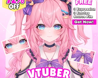 Custom VTuber Model Live2D Commission | Vtuber Assets  | Vtuber Model Commission | Vtuber Model | Vtuber Male & Female | PNGTuber