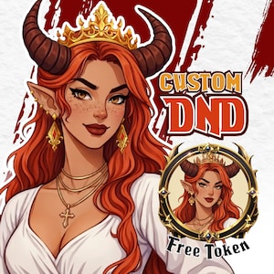Custom DnD Character Art, DnD Kunstcommissie, Cadeau voor Dungeon Master, DnD Fantasy Illustratie, DnD Cadeau, RPG Portret, Baldur's Gate 3