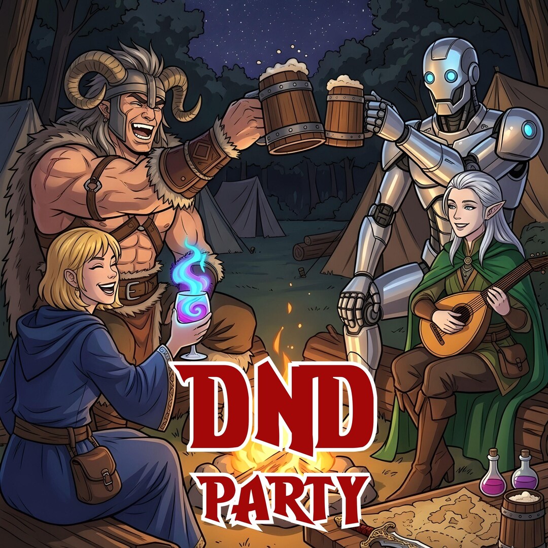 Dnd Party Commission, Custom Dnd Character, Custom DND Party, Dnd ...
