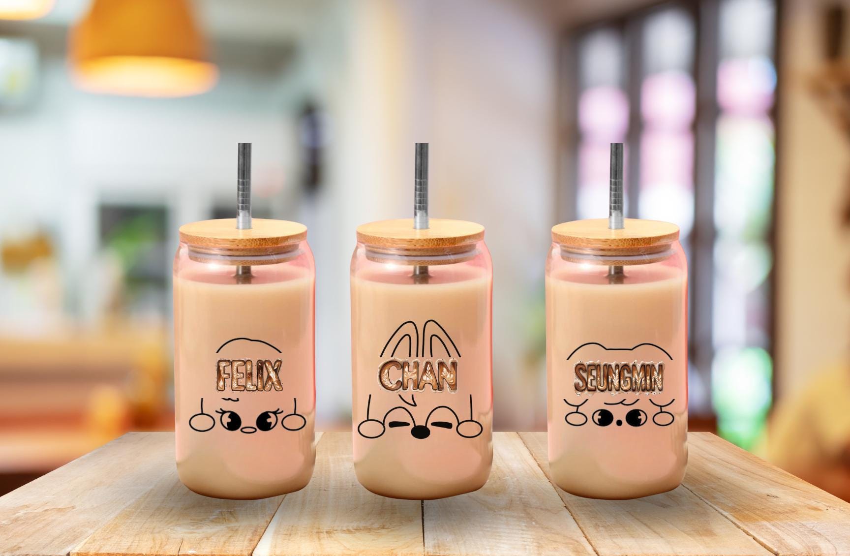 Custom Stray Kids Iced Coffee Mug, SKZOO Kpop Gift - Etsy