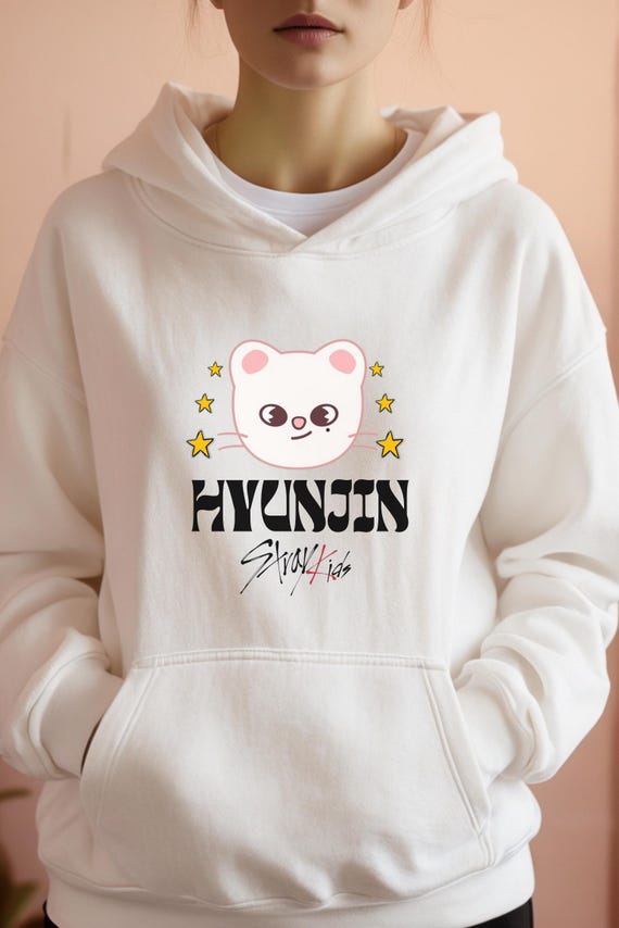 Kpop Stray Kids Hyunjin Hoodie - Unisex Lightweight Hooded