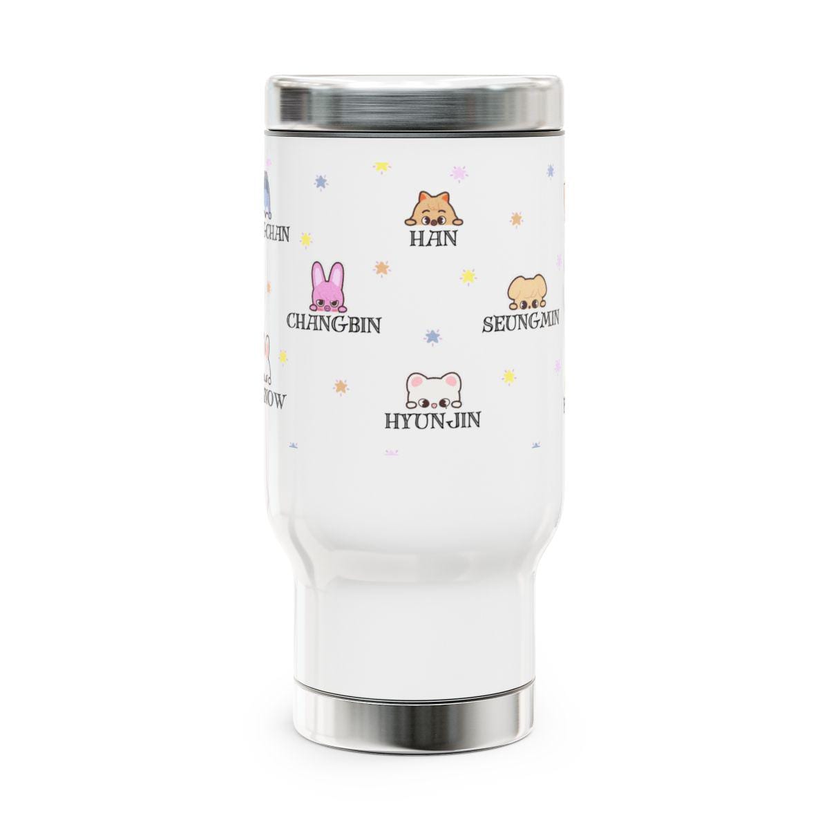 Customizable Kpop Stray Kids SKZOO Stainless Steel Tumbler, 14oz Travel ...