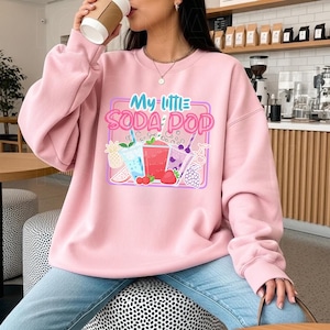 Soda Pop Saja Boys Kpop Demon Hunters Sweatshirt, KPDH merch, Soda shirt, summer cute shirt, demon hunter merch, jinu tee, rumi fan poster