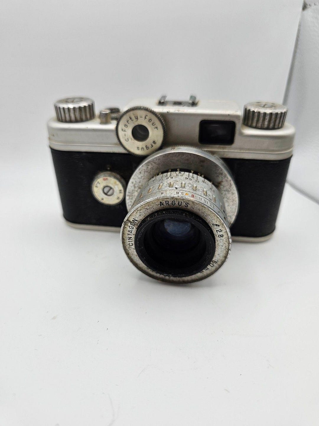 Argus C 44 Forty Four 35mm Film Rangefinder Camera With 50mm Lens ...
