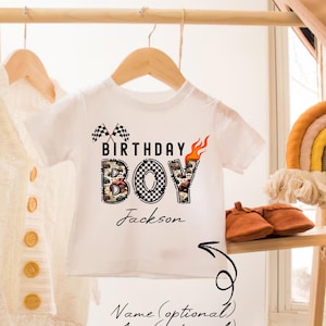 Monster Truck Birthday Boy Family Matching Shirts Custom Birthday Party Shirts Monster Truck Theme Outfit Personalized Family Birthday Shirt