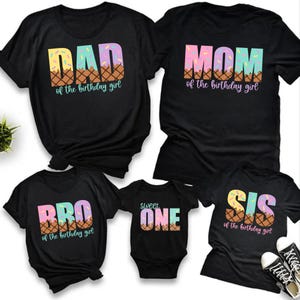 Family Ice Cream Birthday Shirts, Mom Dad Bro Sis Family Ice Cream Birthday Shirts, Girls Birthday Shirt, Matching Ice Cream Birthday Shirts