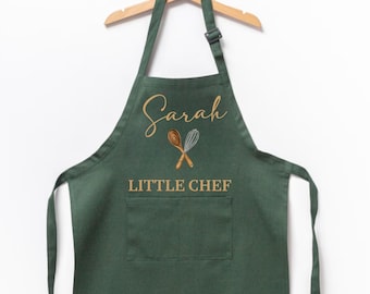 Personalized Kids Apron: Little Chef, Custom Name
