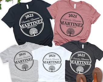 Custom Family Reunion Shirt: Personalized Matching Family Name Tee