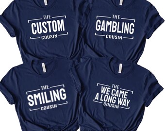 Funny Matching Cousin T-Shirts: Holiday Family Reunion Shirts