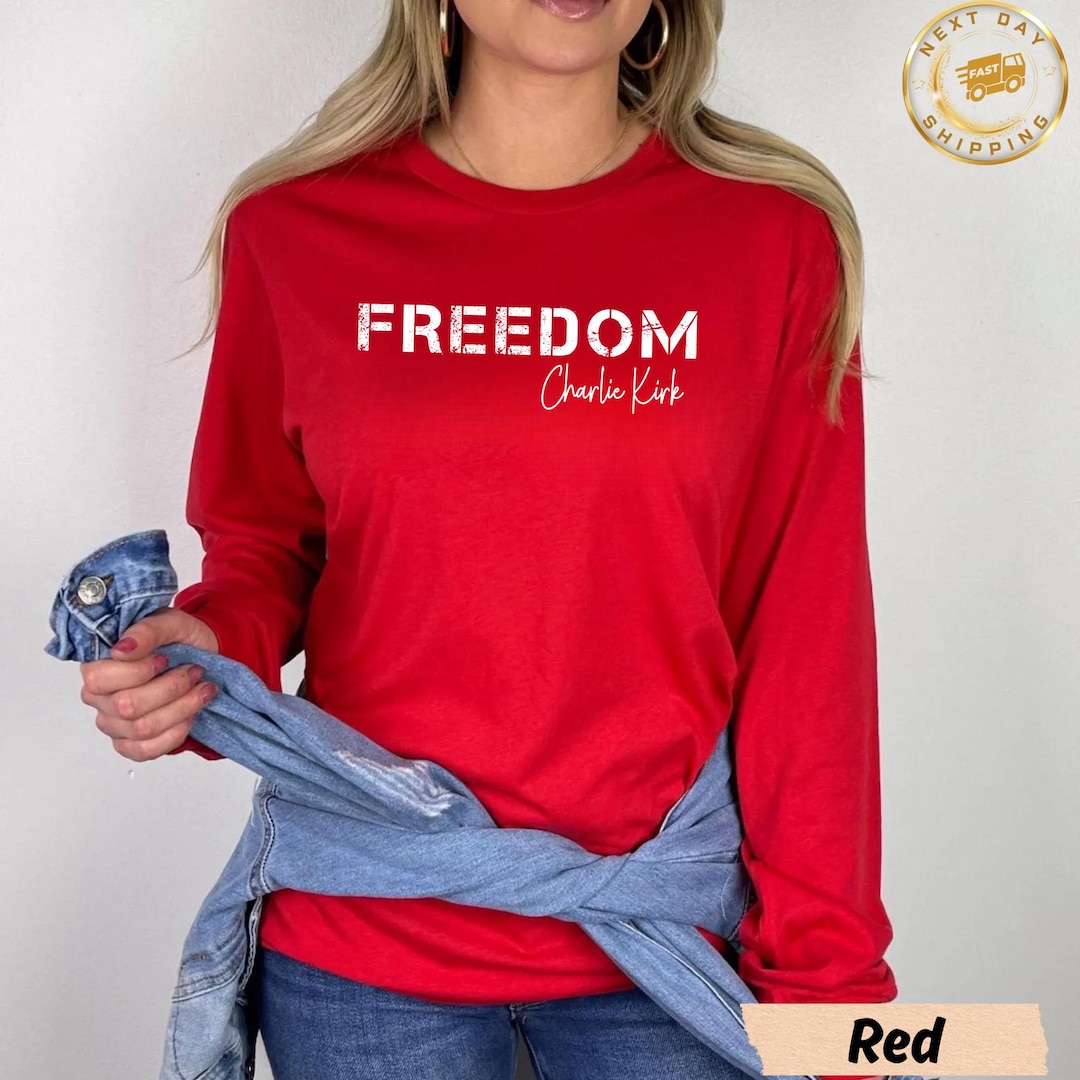 Maglietta Da Donna Freedom Charlie Kirk RIP Conservative - Foto 3
