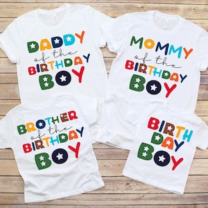 Passende Geburtstagskind-Shirts, Geburtstags-Shirts für die Familie, Geburtstagskind-Shirts, Mama- und Papa-Shirts, Schwester- und Bruder-Shirts