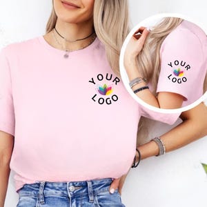 Custom Text Back And Front Shirt, Company Logo Design Shirt, Personalized Custom Shirt, Customize Your Own Shirt, Custom Made Design Shirt