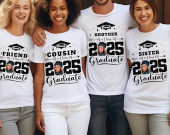 Custom Senior Shirt, Personalized Graduation Shirts, Class of 2025 Family Graduation Shirt, Custom Graduation Shirt, Proud Family Shirt